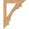 Ekena Millwork Merced Traditional Smooth Bracket, Western Red Cedar, 3 1/2"W x 26"D x 34"H BKT04X26X34MRC01SWR - alternate 2